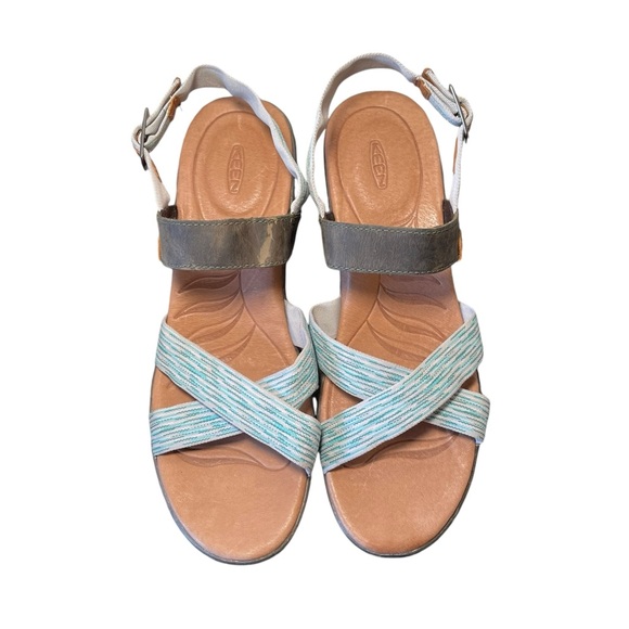 KEEN Vapor Skyline Wedged Strapy Sling back Sandals Size Womes 11 - Picture 4 of 12